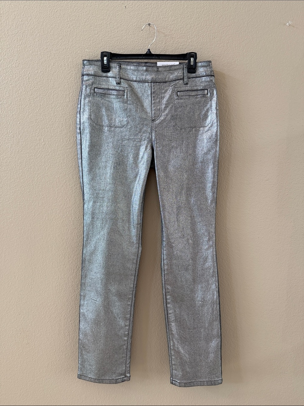 Westbound silver metallic pants size 10 NWT